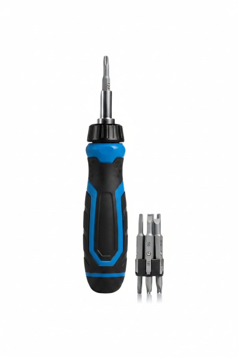 Jonard Tools RSDS-151 15-in-1 Ratcheting Screwdriver with Security Bits