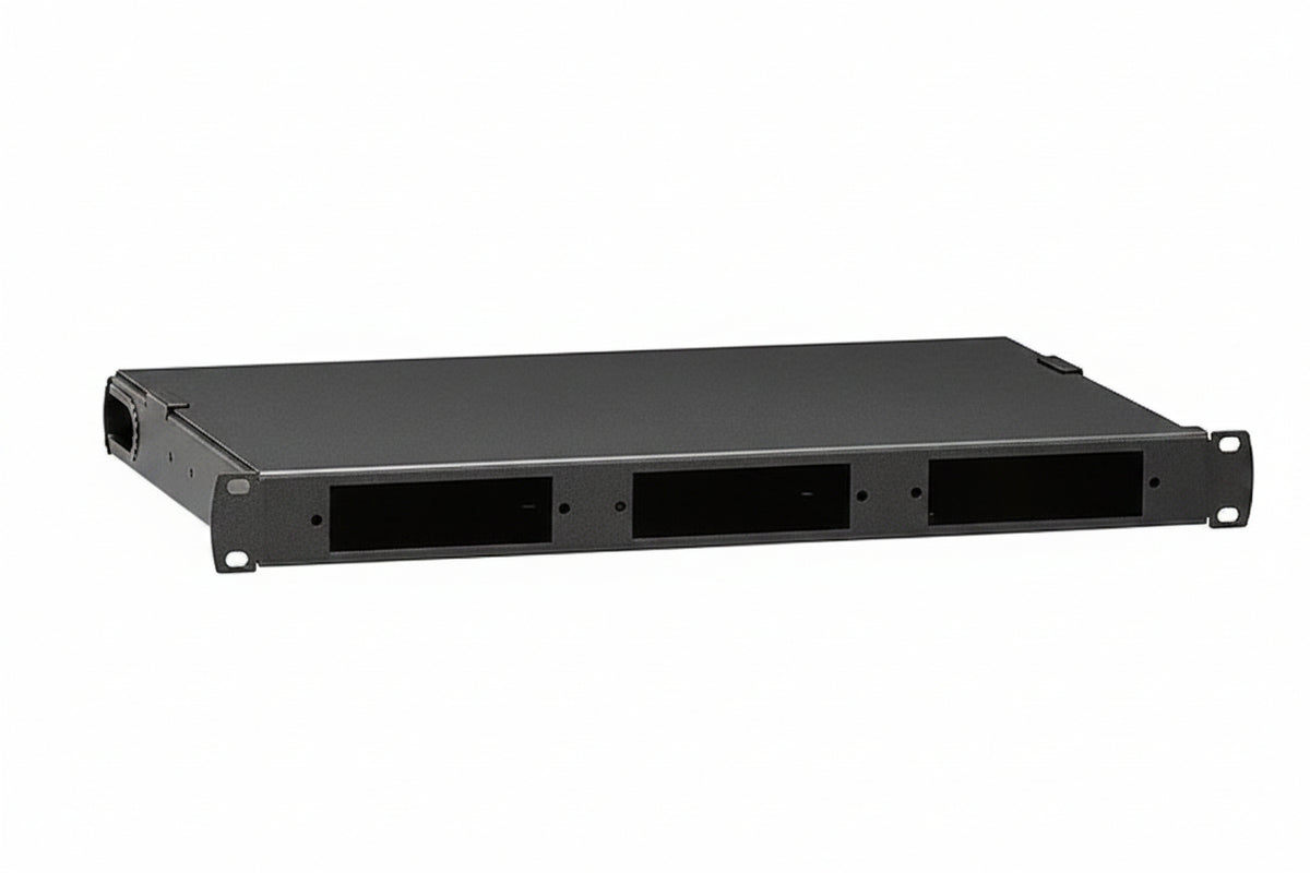 Leviton 5R1UL-F03 500i SDX 1U RMS Flush Mount Fiber Distribution and Splice Enclosure