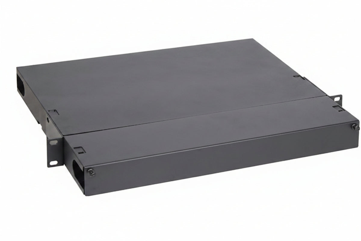 ICC ICFORE31RM Classic Fiber-Optic Rack Mount Enclosure with Slots for LGX Compatible Adapter Panels or Cassette, 72 Fibers, 1U RMS