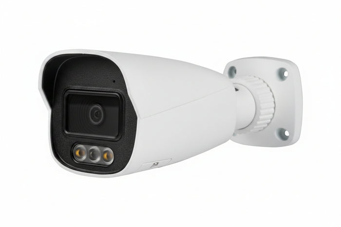 Luma LUM-820-IP-BFHW 8MP IP Outdoor Bullet Camera, Fixed Lens, White