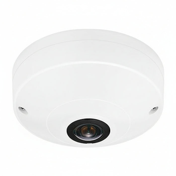 Hanwha QNF-8010 Q-Series 6MP Fisheye Camera, 1.14mm Fixed Lens, White
