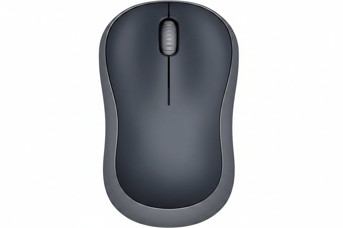 Logitech 910-002225 M185 Wireless Optical Mouse with USB Nano Receiver, Swift Gray