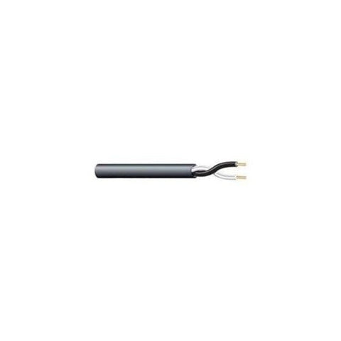West Penn 25210BK0500 Plenum Audio Cable 500ft 10AWG 2-Conductor Stranded