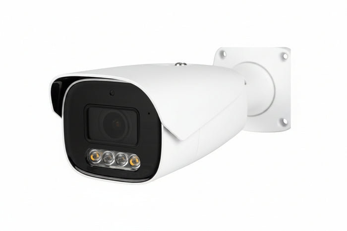 Luma LUM-820-IP-BMHW 8MP IP Outdoor Bullet Camera, Varifocal Lens, White