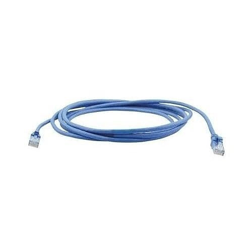 Kramer PC6-108-3 CAT6 24/4 Pair Patch Cord Cable, UTP Slim, 100MHz, 3', Blue