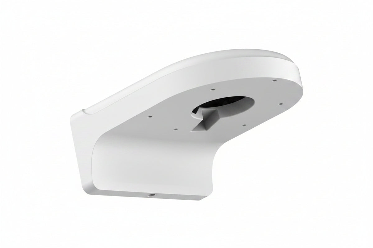 Luminys LUM-W04 Wall Mount Bracket for Standard Size Turret Cameras. White