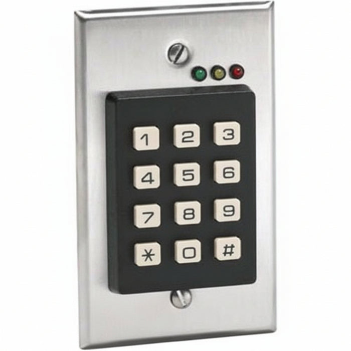 Linear 232i Auto-Adjusting Indoor Flush-Mount Keypad Access Device, 12/24V AC/VDC