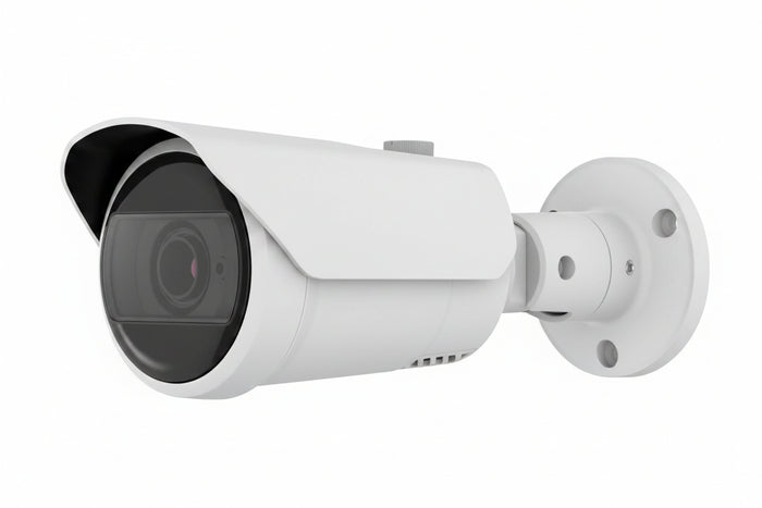 Hanwha QNO-C9083R Q-Series 4K AI IR Bullet Camera 3-10mm Varifocal Lens, White