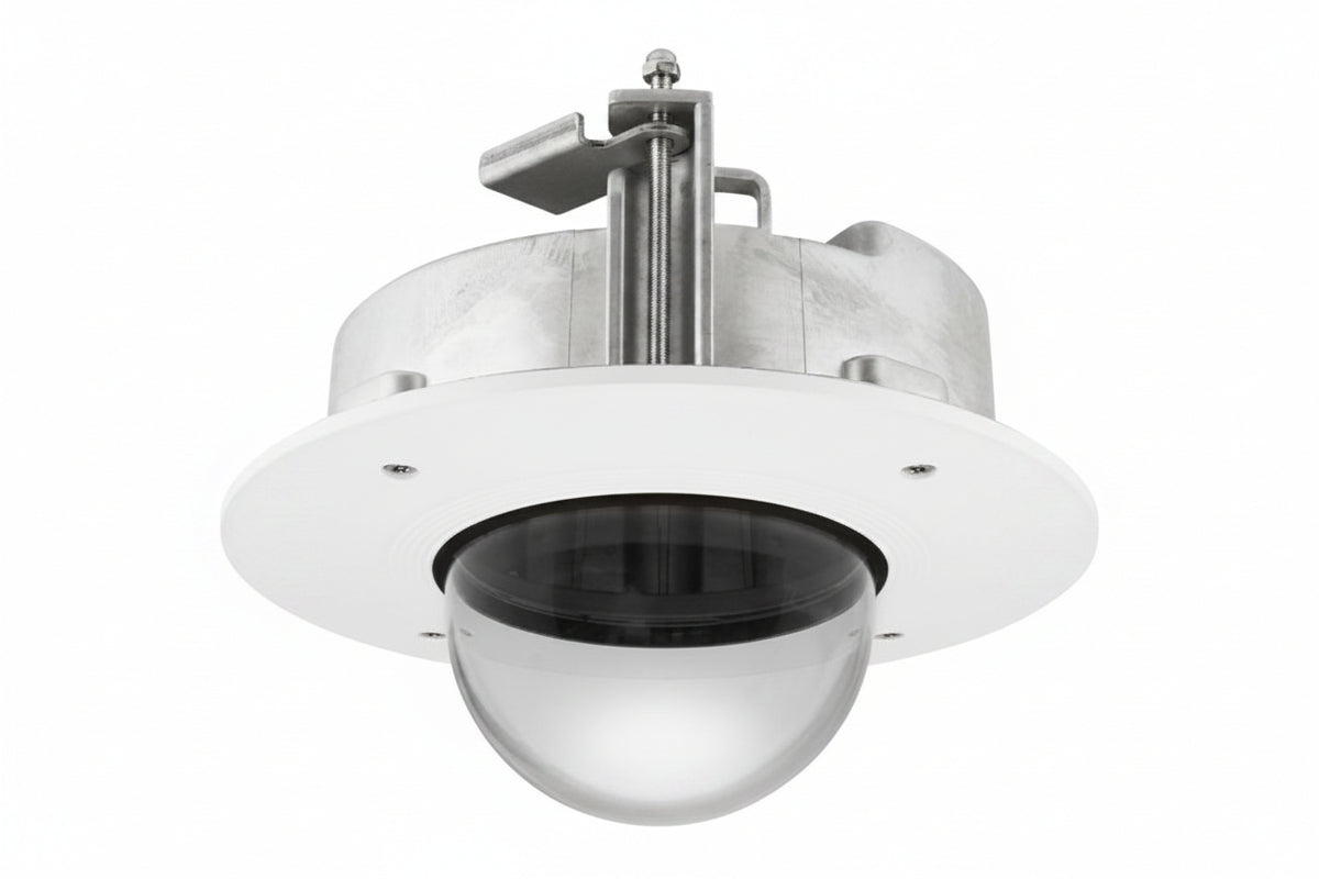 Hanwha SHD-1350FPW Plenum In-Ceiling Housing for X-Plus Modular Cameras, White
