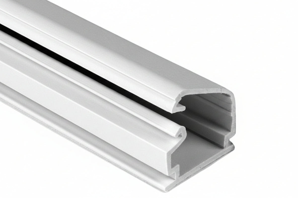 HellermannTyton TSR3W-6A 1.75-Inch One-Piece Surface Raceway, 6-Foot Lengths, PVC, White