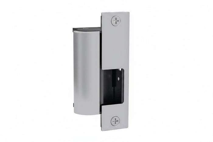 HES 1006CLB-F-12/24D-630 1006 Series Complete Electric Strike, Fail Safe, Includes Faceplates (J, K, KD, KM), Satin Stainless Steel