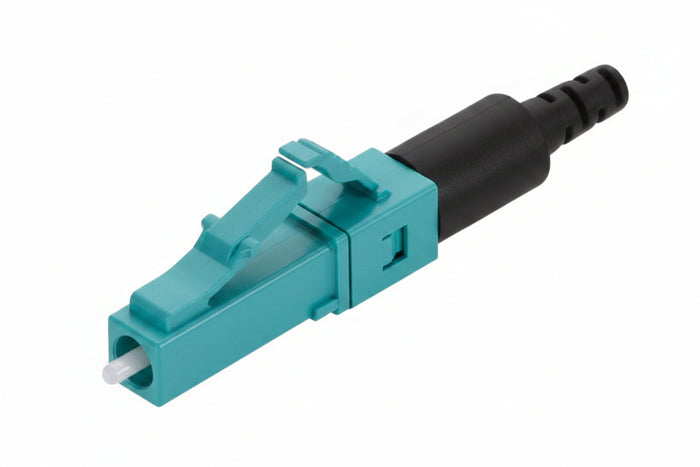 Leviton 49991-LLC FastCAM Pre-Polished Connector, LC 50, 125um L.O. Multimode, Blue