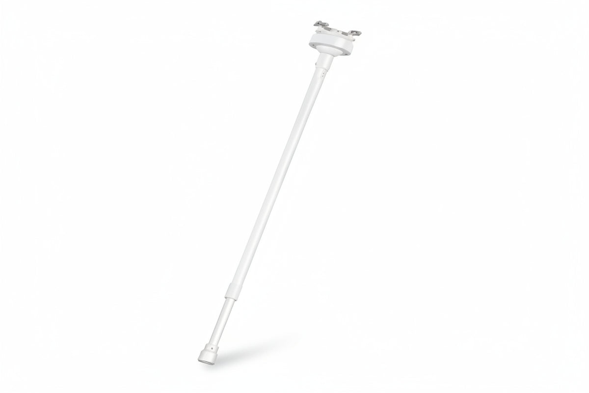 Hanwha SBP-302CMASW Telescopic Pendant Mount with Swivel Adapter, White