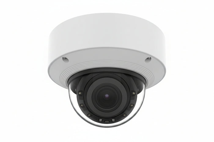Hanwha XND-A9084RV 8MP WN9 AI Indoor Dome IP Camera, 131.2' (40m) IR Range, 2.1x Zoom Ratio, 4.4-9.3mm Motorized Varifocal Lens