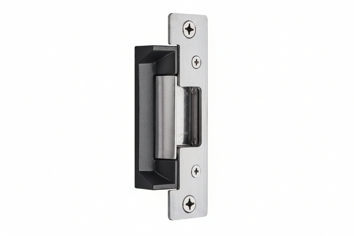 HES 5300C-630-LBM 5300 Series Universal Electric Strike, Includes 501 and 501A Faceplates, Latchbolt Monitor, Stainless Steel