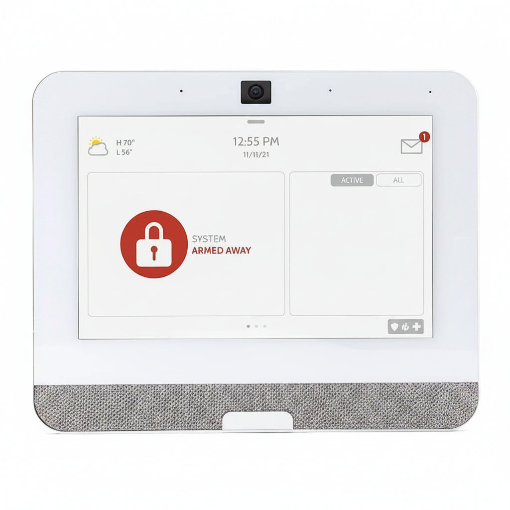 IQ IQP4004 AT&T IQ Panel PowerG 319.5MHz, 7" All-in-One Touchscreen, White