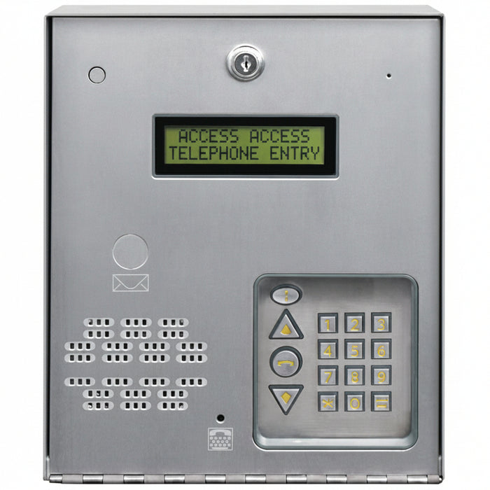 Linear AE-100 Commercial Single-Door Telephone Entry System, Stainless-Steel Front Panel
