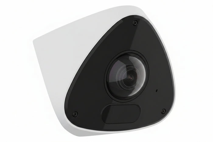 Hanwha TNV-C7013RC 3MP AI Corner Mount Camera 2.39mm Fixed Lens, White