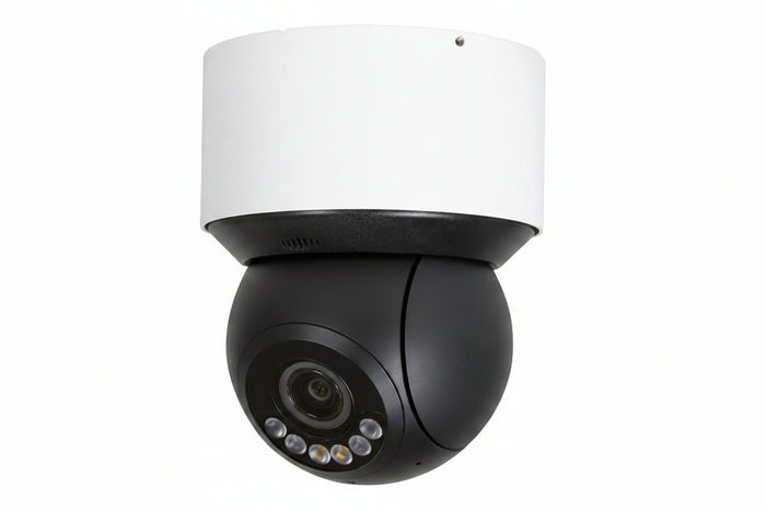 Luma LUM-420-IP-PTZ-4W Surveillance 420 Series X20 4MP IP PTZ Camera, 2.8-12mm Varifocal Lens, 4x Optical Zoom, Active Deterrence, White