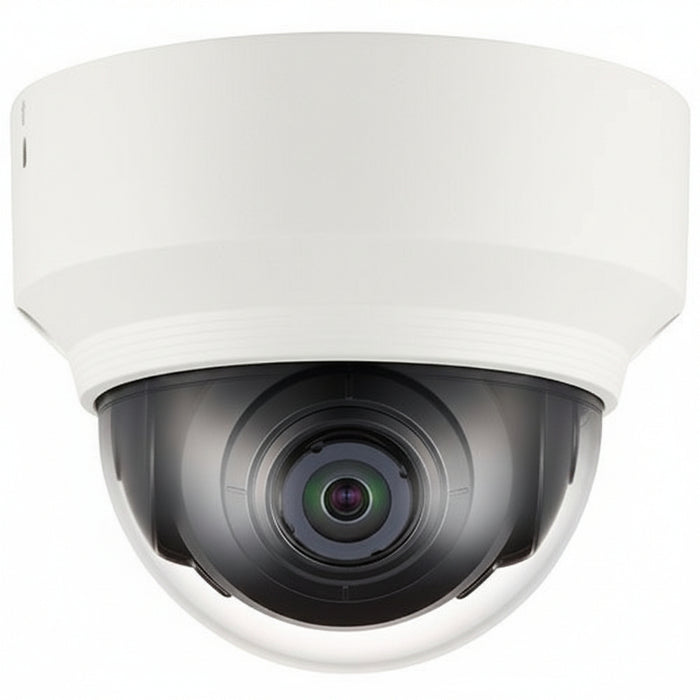Hanwha XND-6010 X-Series 2MP Indoor Dome Camera, 2.4mm Fixed Lens, White