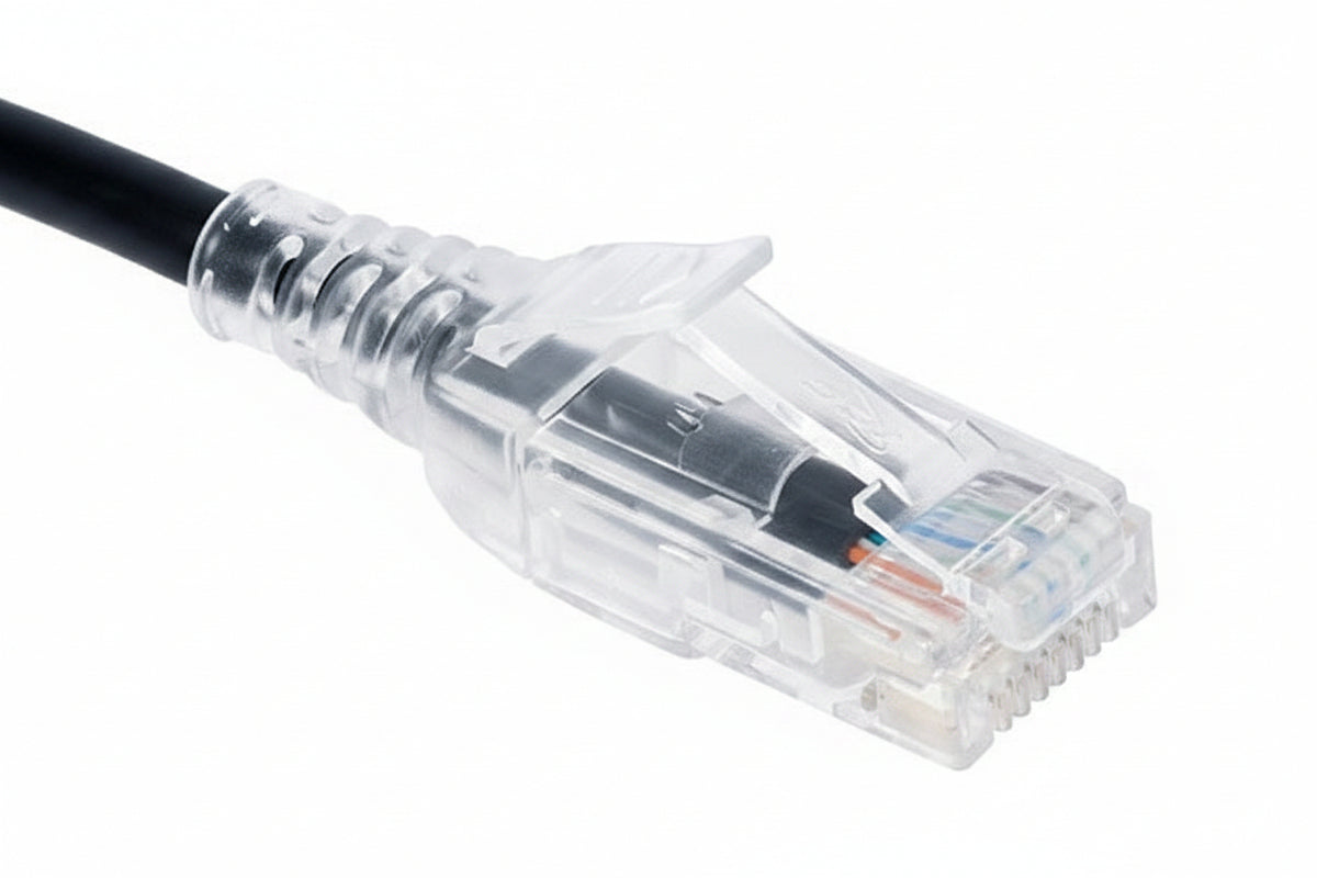 ICC ICPCSH01BK Category 6 Patch Cable, 1', Black