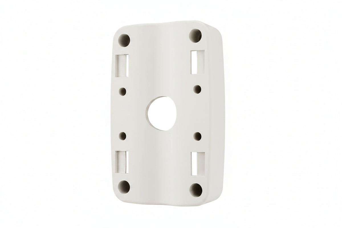 Hanwha SBP-300PM1 Pole Mount Base for XNV-6120R, Ivory