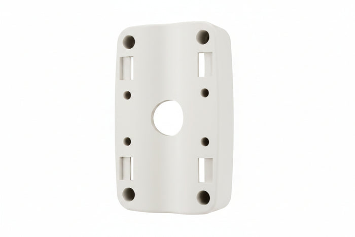 Hanwha SBP-300PM1 Pole Mount Base for XNV-6120R, Ivory