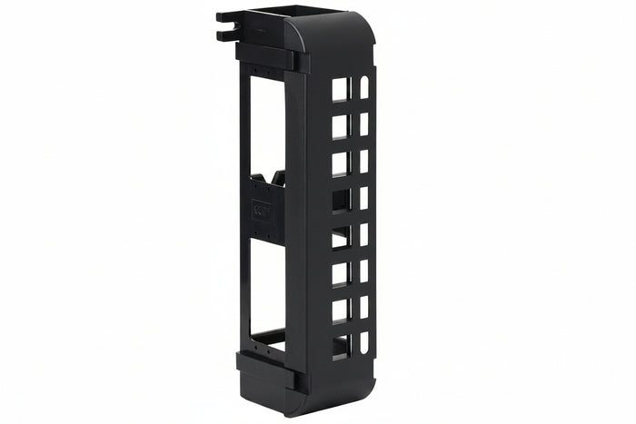 ICC IC107BP8VB Blank Wall Mount Patch Panel with Ports and Zero-U for EZ and HD Style