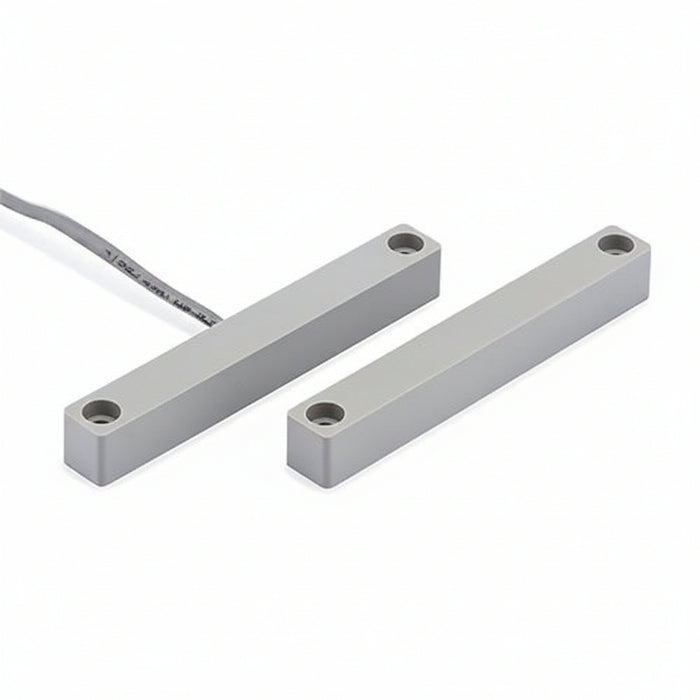 Honeywell Home 7945GY XTP Surface Mount Magnetic Contact with 6' Leads and Surge Protection, 2-1/2" Wide Gap, Gray