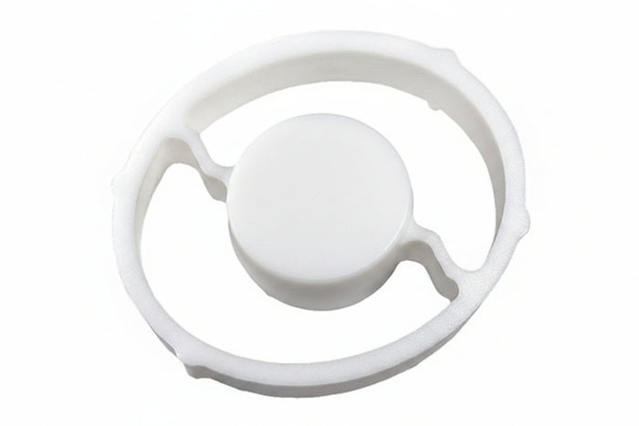 GRI GR1840 Magnet, Oval Door Channel with (2) #5942 Magnets Epoxied, White GR1840 | GI-GR1840