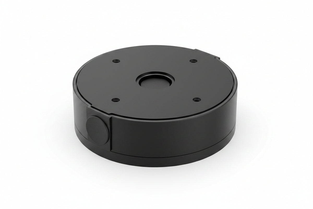 Luminys LUM-CJ11B Outdoor Junction Box for Mini Turret Cameras, Black