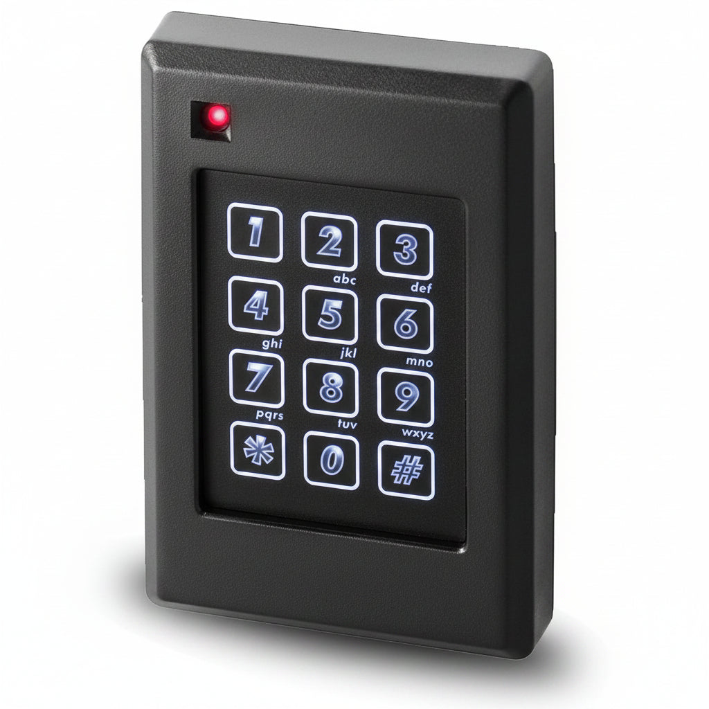 Linear P-640HA Single Gang Mount Keypad Proximity Reader, HID Compatible