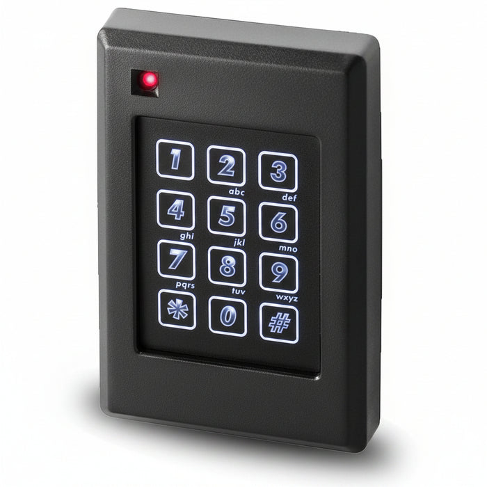 Linear P-640HA Single Gang Mount Keypad Proximity Reader, HID Compatible