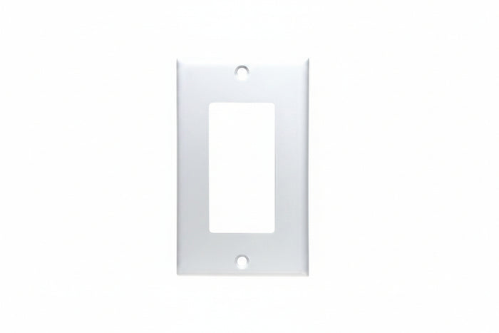 Leviton 80401-W 1-Gang Decora/GFCI Device Decora Wall Plate, Standard Size, Thermoset, Device Mount, White