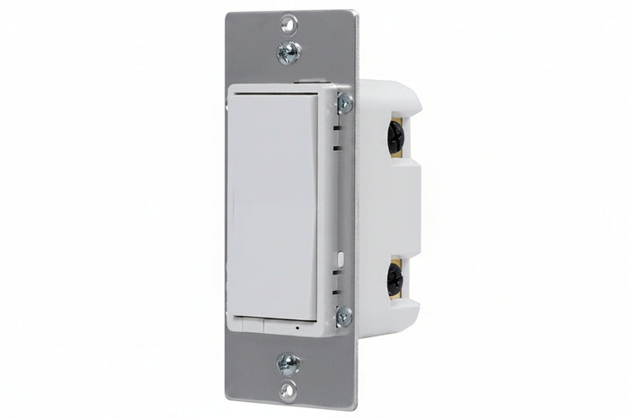 Jasco 64556 Wi-Fi In-Wall Smart Switch, White and Light Almond Paddles