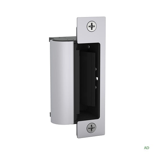 HES 1006CAS 1006 Series Complete Electric Strike for Deadbolt Locks, includes Faceplates (N, ND, NM), Satin Stainless Steel