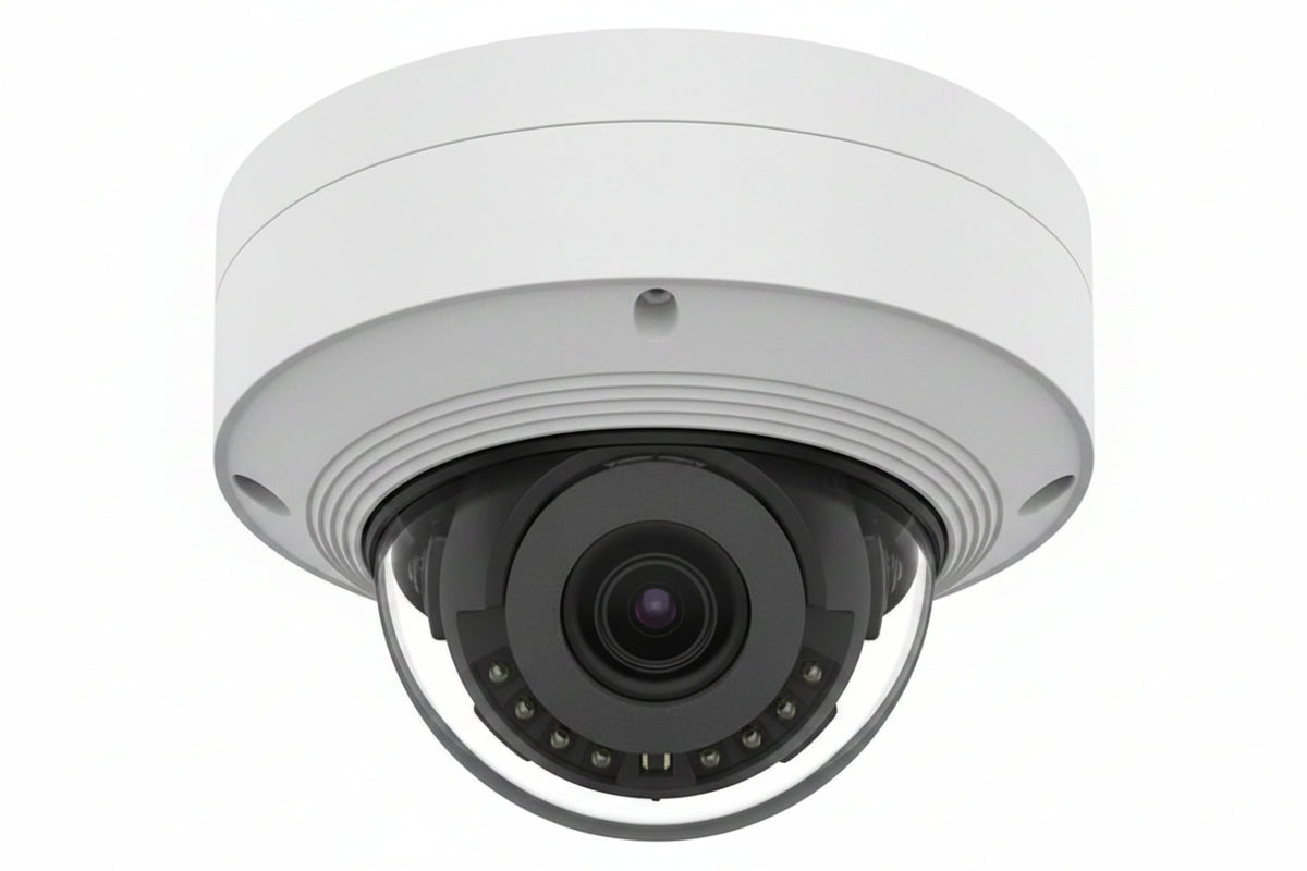Hanwha ANO-L6082R A-Series 2MP WDR IR Bullet IP Camera, 3.3-10.3mm Motorized Varifocal Lens, White