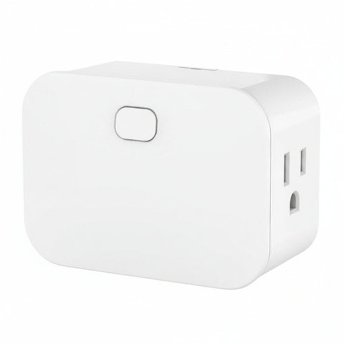 Jasco 76724 Pro Series Z-Wave Plus Plug-In Switch, Dual Outlet, Grounded Passthrough, White, 800 Series