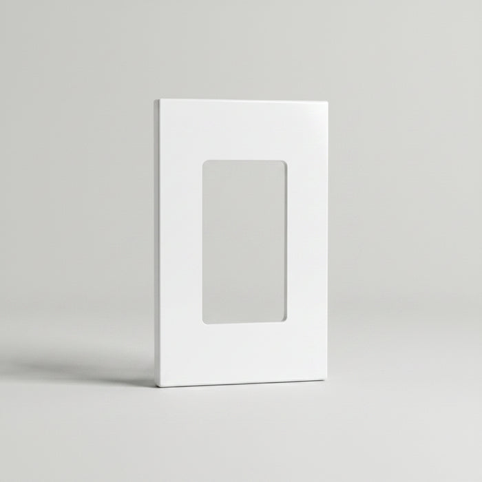 Leviton 80301-SW 1-Gang Decora Plus Screwless Wall Plate, White