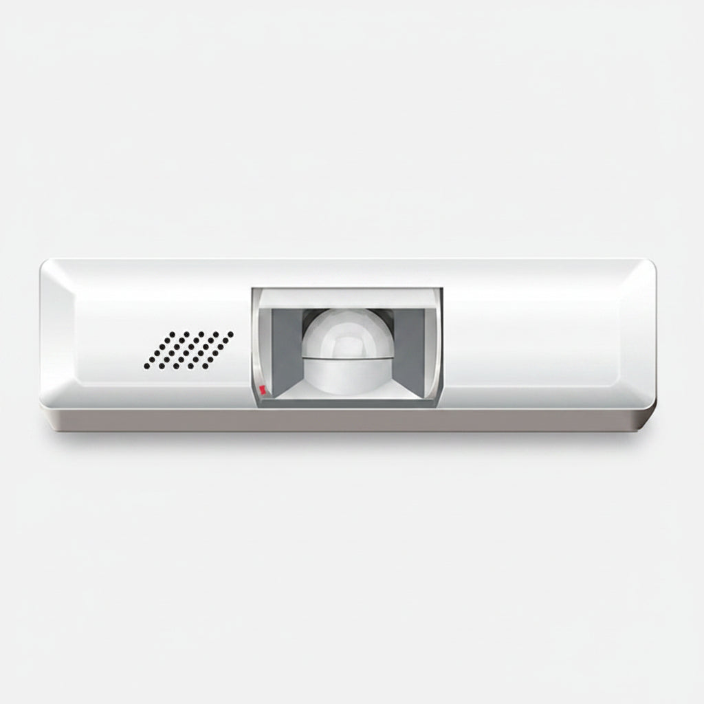 Kantech T.REX-XL T.Rex Request-to-Exit Detector with Tamper, Piezoelectric Buzzer and Timer, White