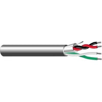 West Penn 357GY1000 22/4 Stranded Audio Cable CMR 1000ft Gray