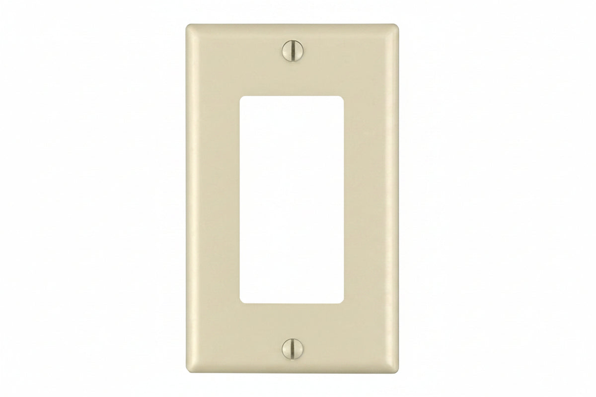 Leviton 80401-00i Single Gang Decora Style Faceplate