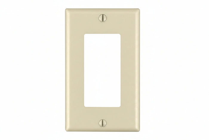 Leviton 80401-00i Single Gang Decora Style Faceplate