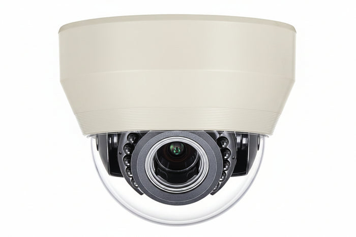 Hanwha SCD-6085R HD+ Series 2MP Analog IR Dome Camera, 3.2-10mm Varifocal Lens