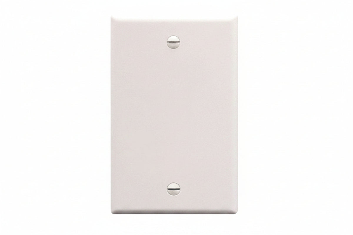 ICC IC630EB0WH Single-Gang Blank Faceplate, White