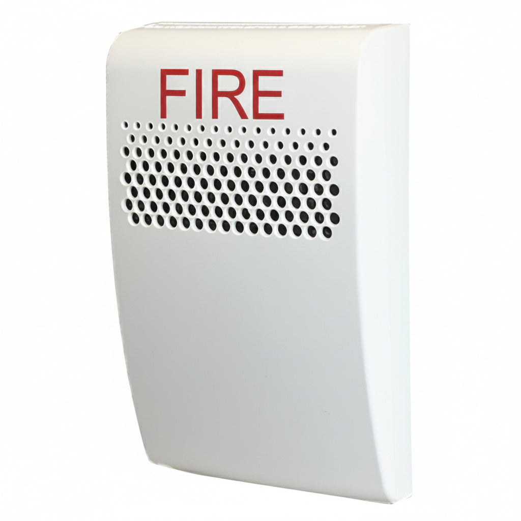 Kidde EG1AWF Genesis LED EG1 Compact Wall Horn, White, FIRE Marking