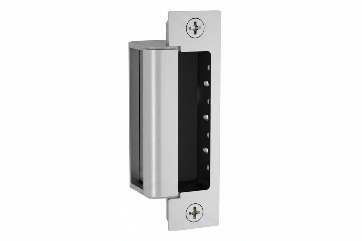HES 1600-CS-630 1600 Series Electric Strike with 1LB and 1DB Faceplate Kits, Satin Stainless Steel