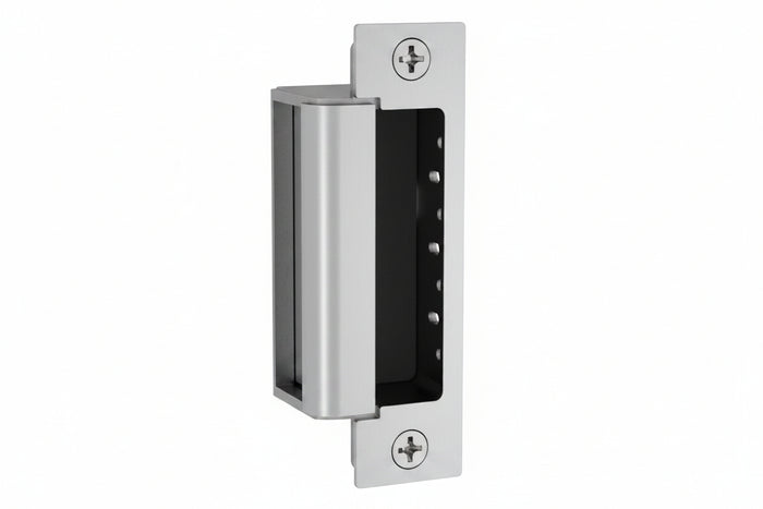 HES 1600-CS-630 1600 Series Electric Strike with 1LB and 1DB Faceplate Kits, Satin Stainless Steel