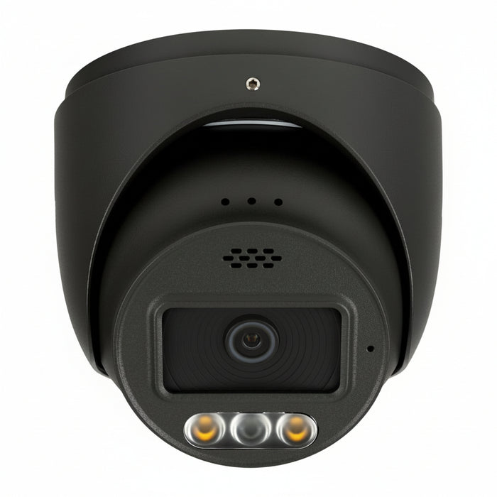Luma LUM-820-IP-TFHB 820 Series 8MP Turret IP Outdoor Camera, 2.8mm Fixed Lens, WDR 120 dB, IP67, Black