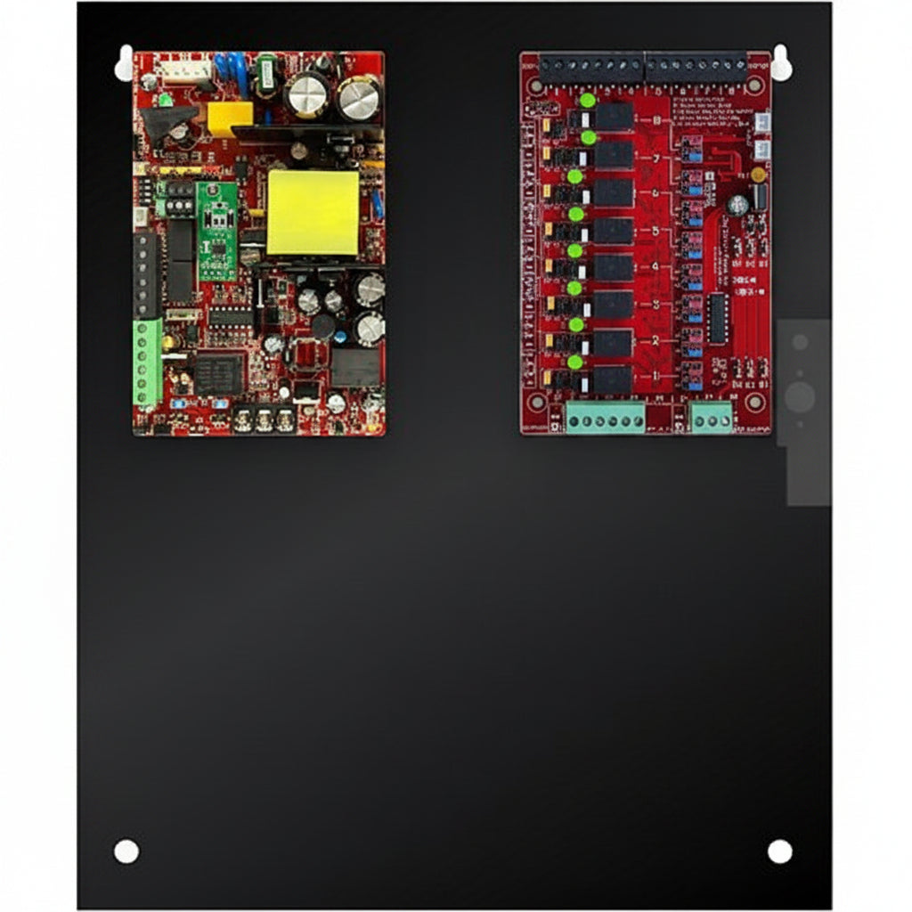 LifeSafety Power FPO75-C8PE1 8-Door 6A 12VDC Lock Class II Distribution Outputs, 12" x 14" x 4.5" Enclosure